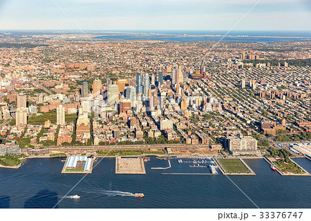 Aerial view of Brooklyn New York City 33376747