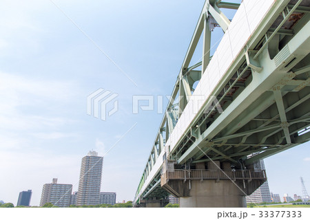 都営新宿線荒川中川橋梁 33377333