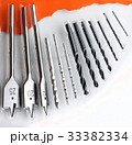 Group of Taper Drills on white and orange 33382334