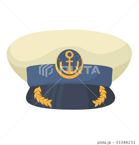 Officer cap icon, cartoon style 33386231