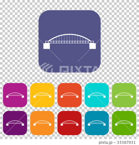 Bridge icons set Bridge icons set 33387031