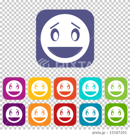 Confused emoticons set Confused emoticons set 33387201