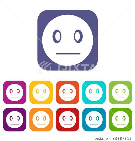 Suspicious emoticons set Suspicious emoticons set 33387312