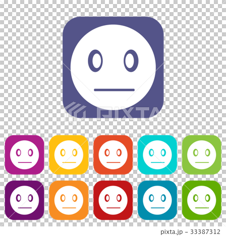Suspicious emoticons set Suspicious emoticons set 33387312