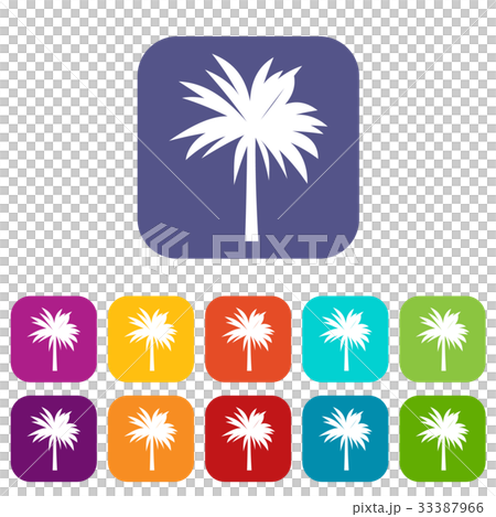 Palm icons set - Stock Illustration [33387966] - PIXTA