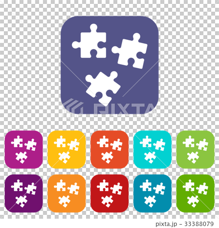Puzzle icons set Puzzle icons set 33388079