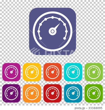 Speedometer icons set Speedometer icons set 33388095