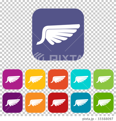 Wing icons set Wing icons set 33388097