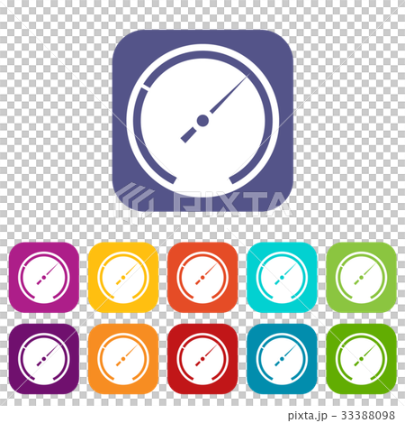 Speedometer icons set Speedometer icons set 33388098