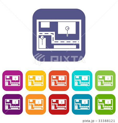 Navigator icons set 33388121