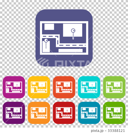Navigator icons set 33388121