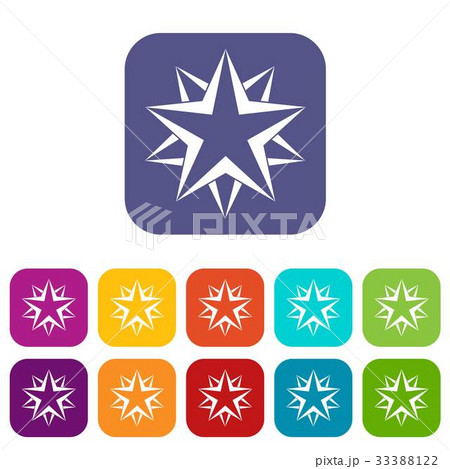 Star icons set 33388122