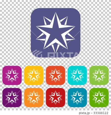 Star icons set 33388122