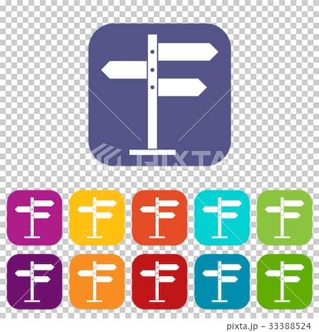 Direction signs icons set Direction signs icons set 33388524