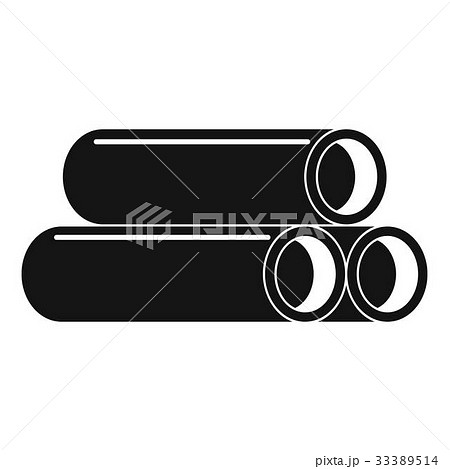 Tube icon, simple style Tube icon, simple style 33389514