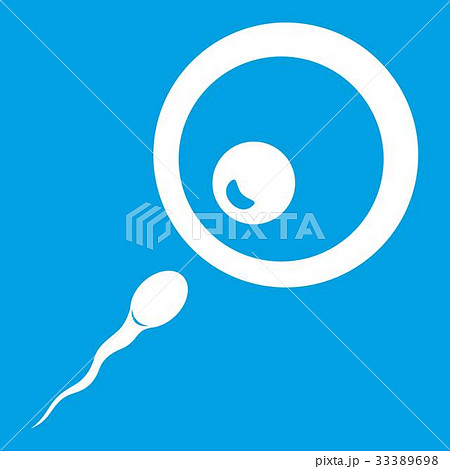 Donor sperm icon white Donor sperm icon white 33389698