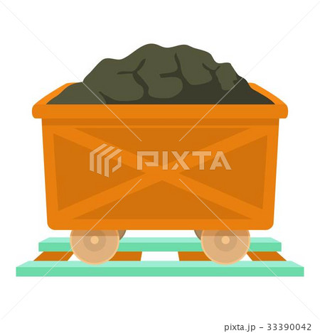 Coal icon, cartoon style 33390042