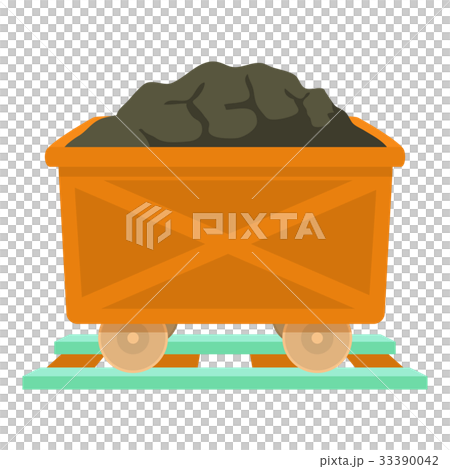 Coal icon, cartoon style 33390042