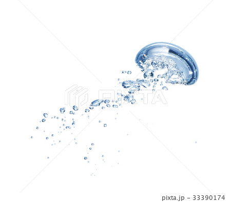 水中の気泡 33390174