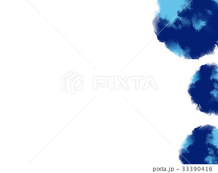 絵の具 青のイラスト素材