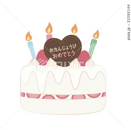 4歳バースデーケーキ 33393144