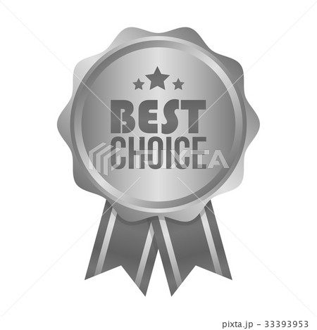 Vector Best Choice Metal Silver Sign, Round Label Vector Best Choice Metal Silver Sign, Round Label 33393953