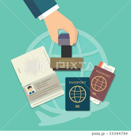 Passport and Visa Passport and Visa 33394794