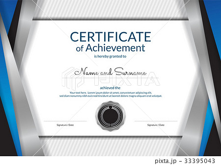 Certificate template Diploma design for graduation 33395043