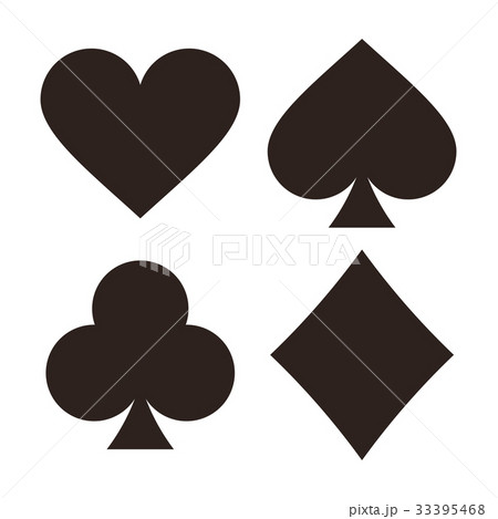 Playing card symbols 33395468