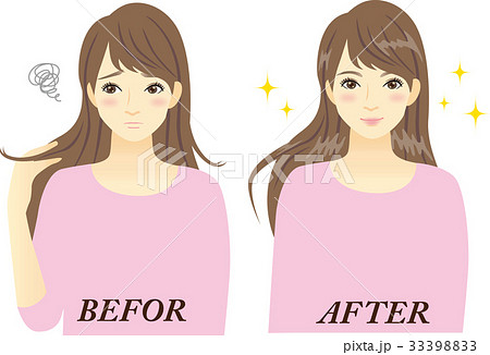 ヘアケアビフォーアフター ヘアケアビフォーアフター 33398833
