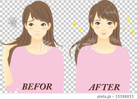 ヘアケアビフォーアフター ヘアケアビフォーアフター 33398833