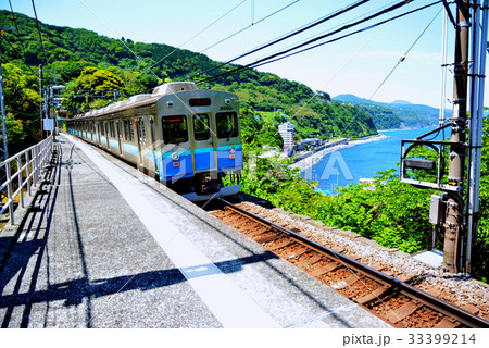 伊豆北川 駅 伊豆急行 8000系 普通列車 2017年5月 (静岡県 東伊豆) 伊豆北川 駅 伊豆急行 8000系 普通列車 2017年5月 (静岡県 東伊豆) 33399214