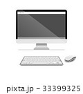monitor and keyboard 33399325