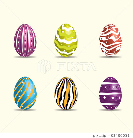 Happy Easter.Set of Easter eggs 33400051