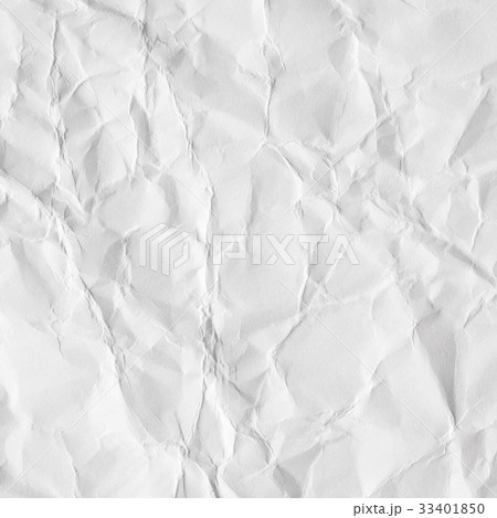 detail of white crumpled paper texture background 33401850