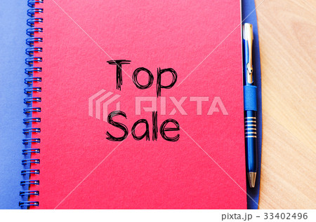 Top sale concept on notebook 33402496