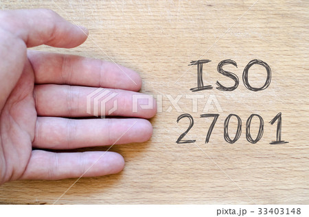 Iso 27001 text concept 33403148