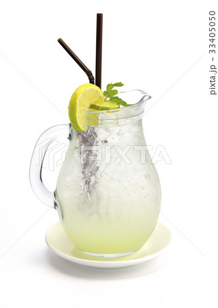 Fresh drink with lime and mint Fresh drink with lime and mint 33405050