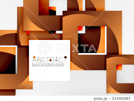 Squares geometric object in light 3d space Squares geometric object in light 3d space 33406985
