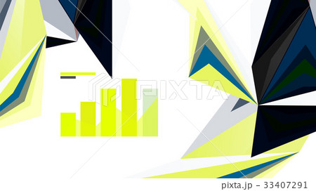 Modern triangle presentation template 33407291