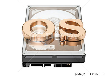 Operation system Hard Disk Drive (HDD) icon 33407605