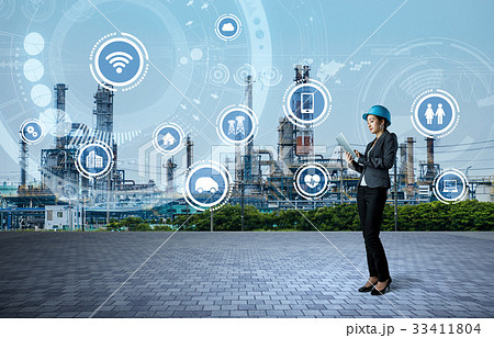 工場とIoT 33411804