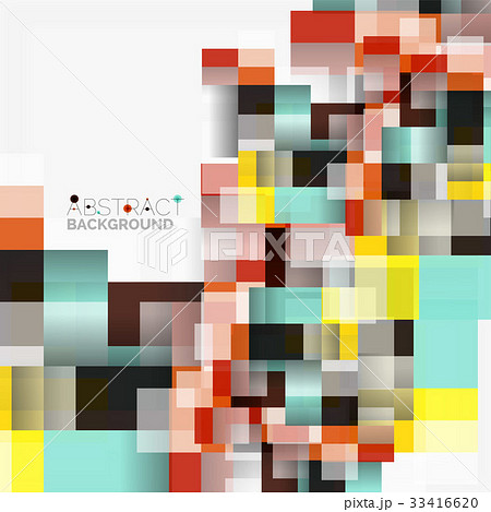 Abstract blocks template design background, simple 33416620