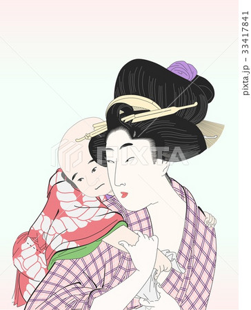 歌麿のおんぶ―桃 歌麿のおんぶ―桃 33417841