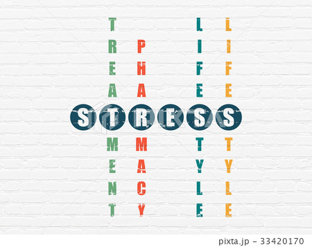 Medicine concept: Stress in Crossword Puzzle 33420170