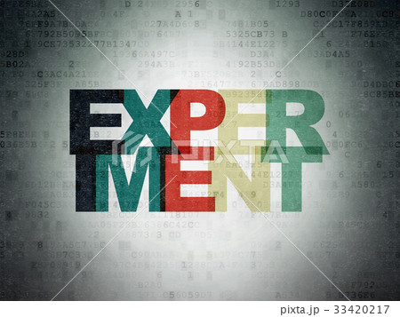 Science concept: Experiment on Digital Data Paper 33420217