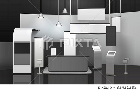 Advertising Exhibition Stand 3D Mockup 33421285