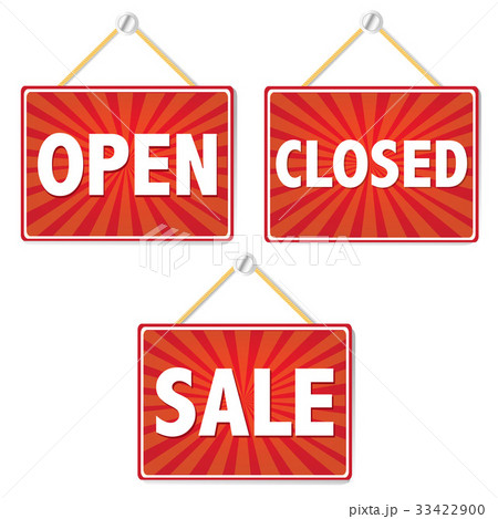 Open And Closed Signs 33422900