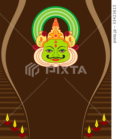Kathakali Face Mask, Paint 33423615