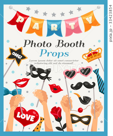 Photo Booth Party Props Poster 33423854